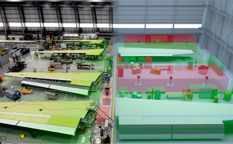 Digital Twin Airbus Graphic